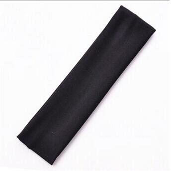 Multicolor Duurzaam Zweet absorberende Yoga handdoek haarband voor Yoga en pilates oefening #2080 B1: black