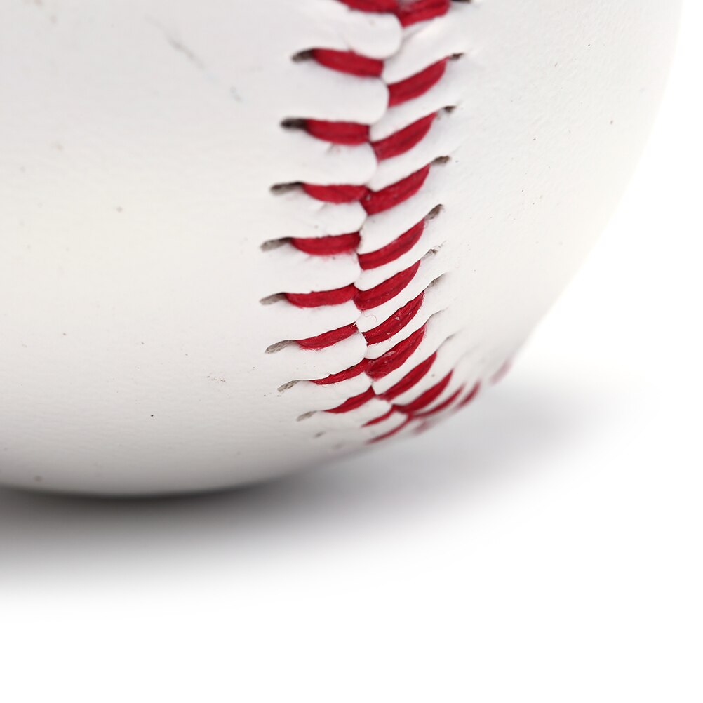 Balles de baseball de 9 pouces avec revêtement en pvc et intérieur en caoutchouc souple et dur, entraînement au softball