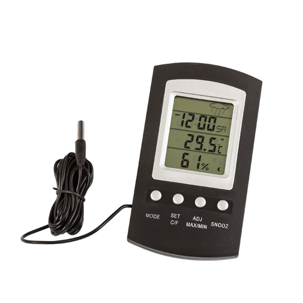 Termómetro Digital LCD higrómetro Control de temperatura Pet reptil producto pecera sonda incrustada alarma higrómetro electrónico