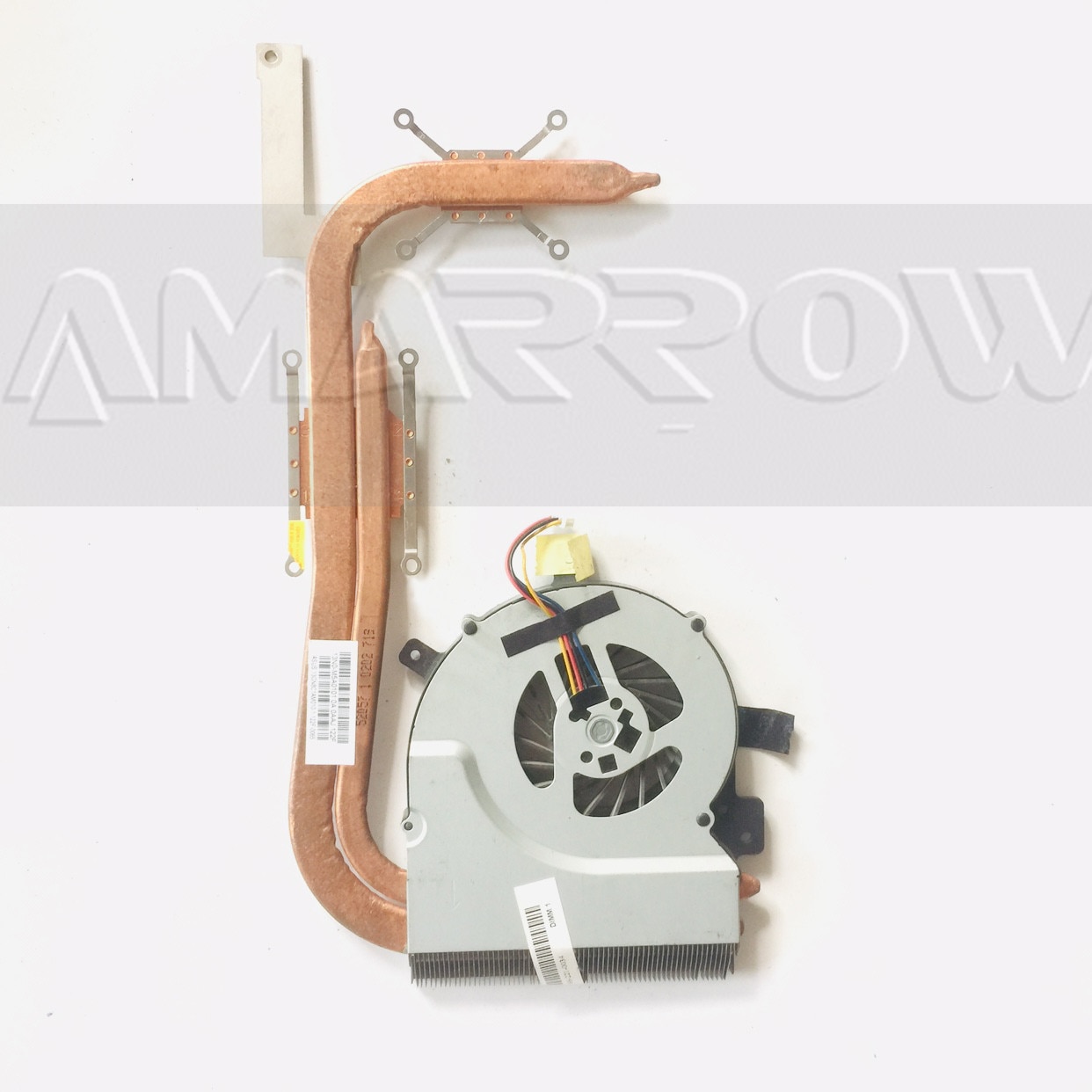 Original For asus laptop heatsink cooling fan cpu cooler K55VM K55VJ CPU heatsink Fan+brass radiator