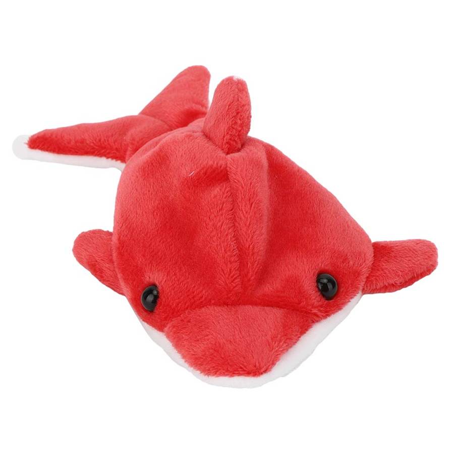 Schattige baby badspeeltjes in de vorm van een walvis, waterabsorberend badspeelgoed van pluche voor kinderen, badspeelgoed voor in bad: Rood