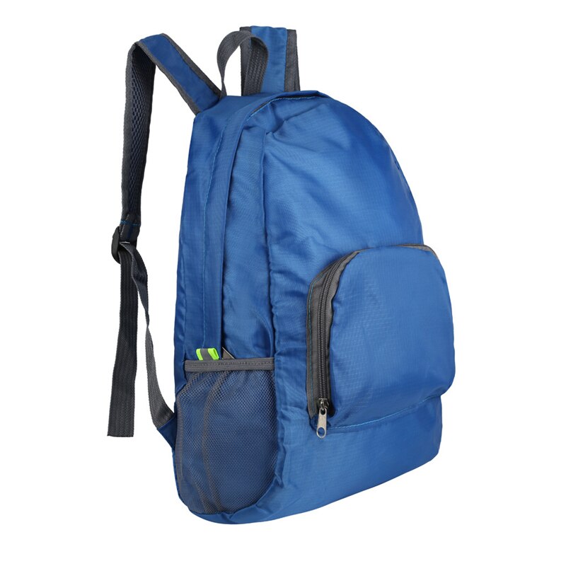 Stevige nylon nachtelijke sportrugzak wandelrugzak heren dames unisex schooltassen satchel tas multifunctionele fitnesstas  a40: Blauwe kleur