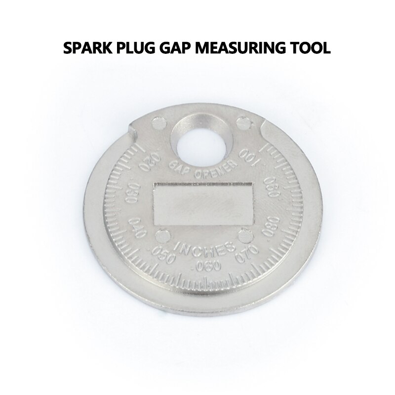1Pc Bougie Staafkaliber Meting Tool Coin- Type 0.6-2.4Mm Range Bougie Gage Kaliber meten Mini
