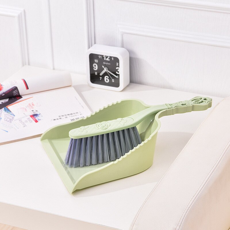 Escoba y recogedor pequeño de plástico para el hogar, cepillo de limpieza de superficies para sofá y cama, artículos diversos de escritorio, cepillo de barrido para Cocina
