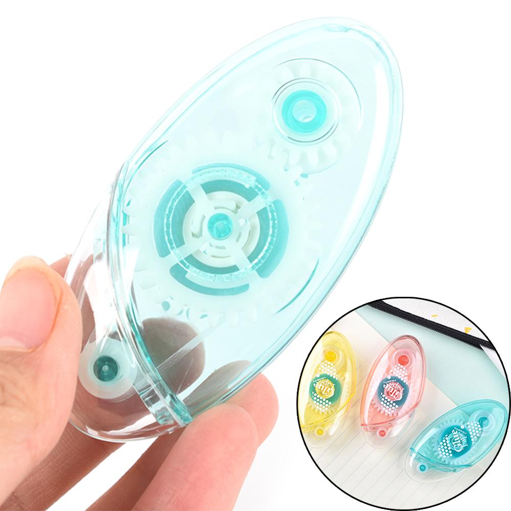 Mini Double Sided Adhesive Roller Tape Glue Dot Liner Petit Disposable For DIY wheel easy to carry