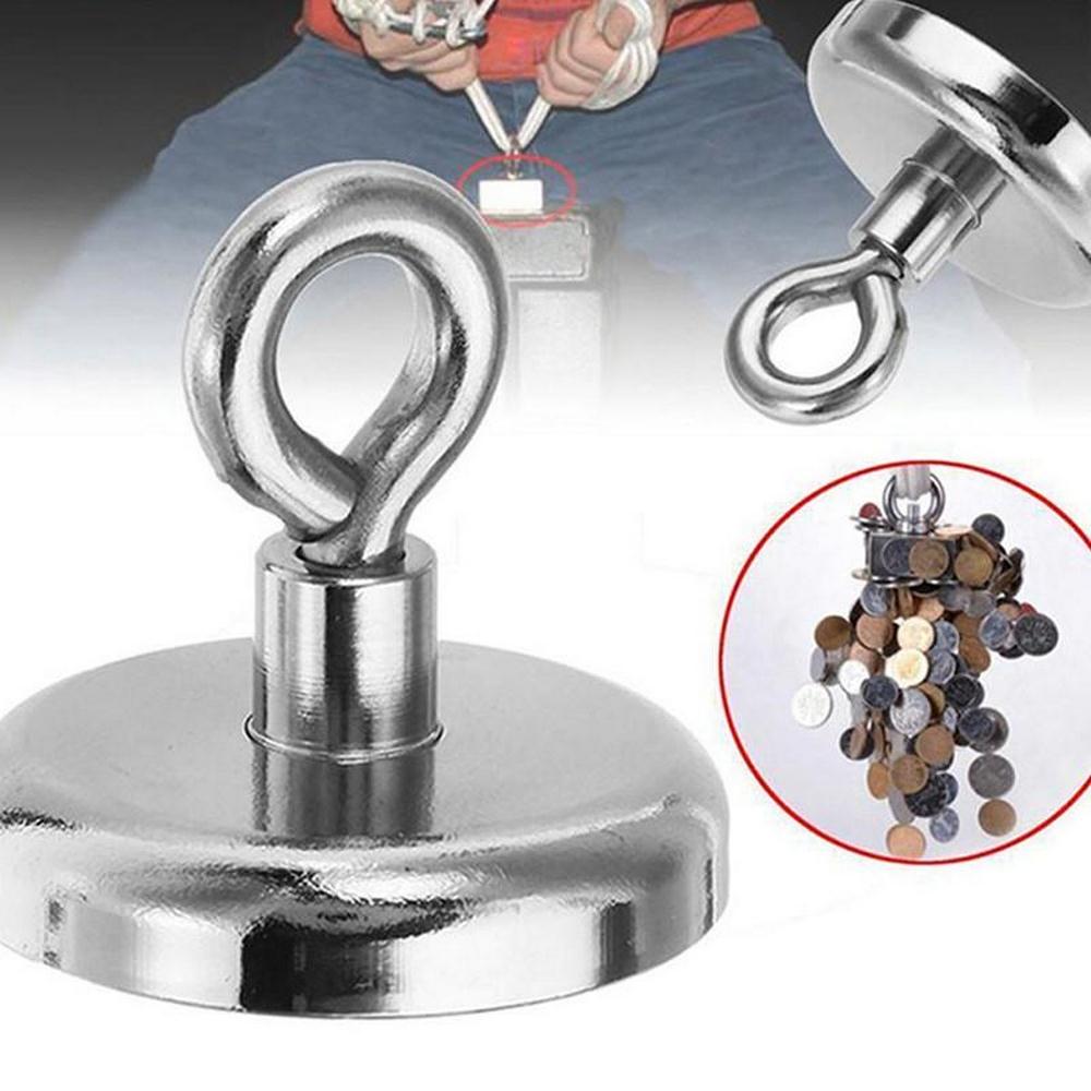 Ringmagnetkrok rundt magnetisk fangst bergingsmagneter sterke kraftige magnetkroker kontormagneter takmagnetisk lås