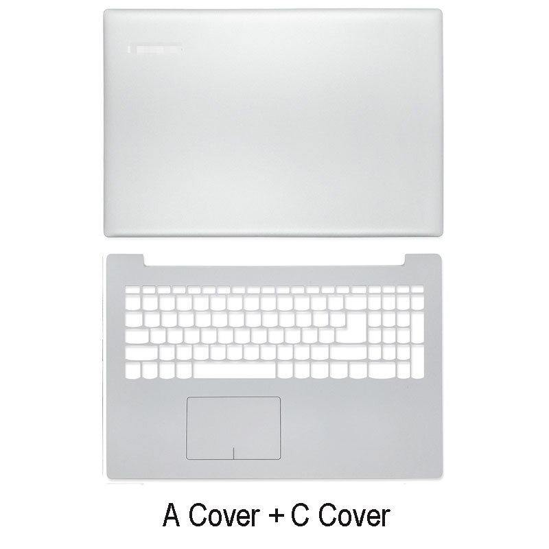Coque arrière LCD pour ordinateur portable Lenovo, compatible avec IdeaPad 320 – 15 320-15IKB 320-15ISK 320-15ABR, lunette avant, charnières repose-paume, boîtier inférieur blanc