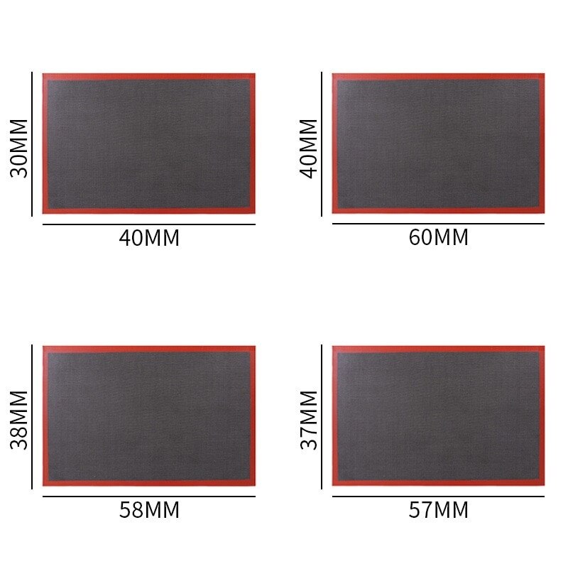 Heat Resistant Oven Sheet Liner Baking Mat For Cookie /Bread/ /Biscuit/Puff/Eclair Perforated Silicone Pastry Nonstick Mat Tool