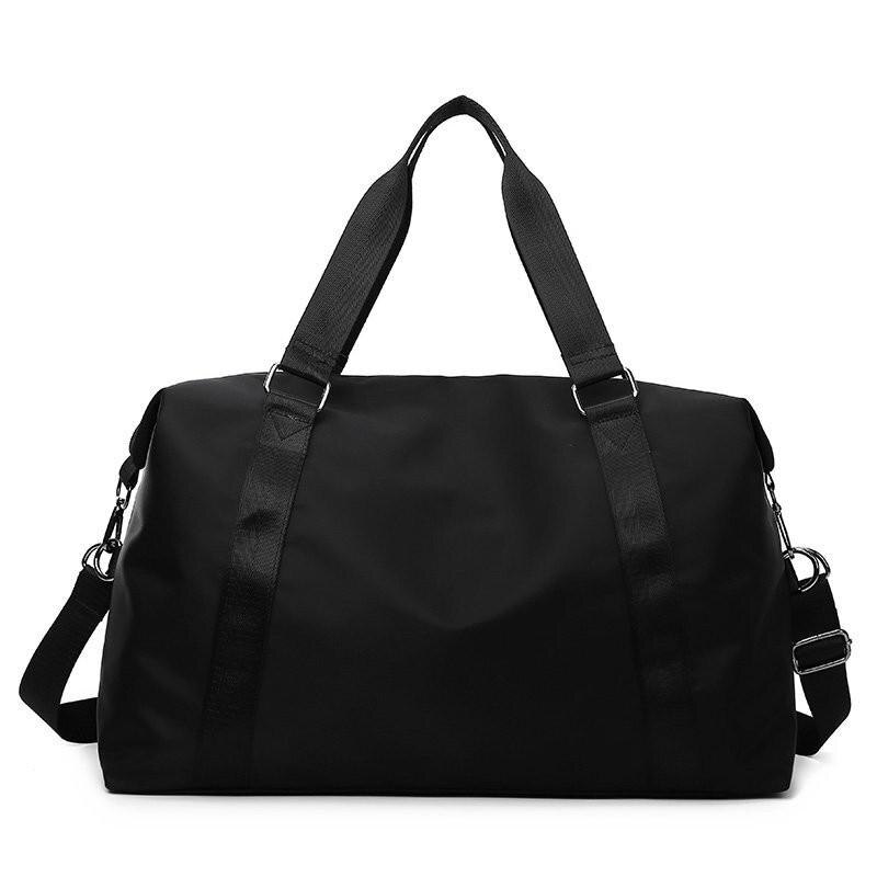 Moda duża torba podróżna kobiety kabina Tote Bag torebka nylonowa wodoodporna torba na ramię kobiety weekendowa torba na siłownię kobieta: Black Small