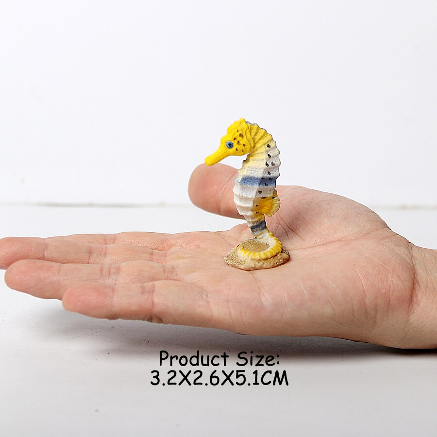 Realistic Sea Animals Figurines Orca Squid Sharks Dolphin Turtle Sailfish Octopus Figures Miniature Education Toys for Kids: Chocolate