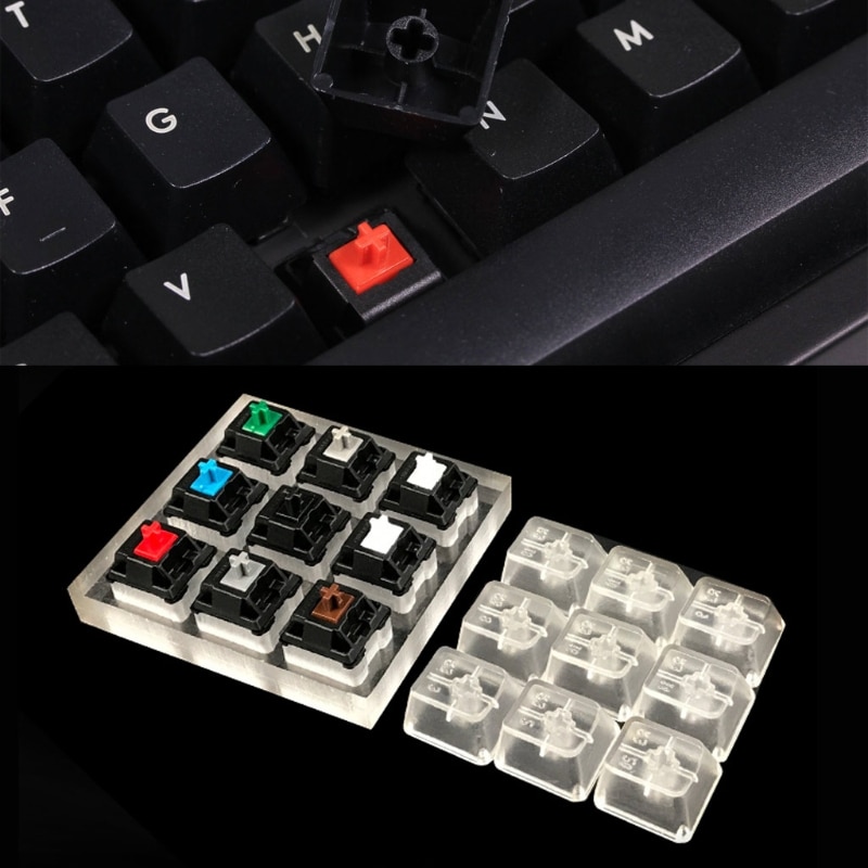 9 Cherry MX Keyboard Tester Mechanical Keyboard Switches 9 Cherry MX Keyboard Tester Kit Keycaps Testing Tool