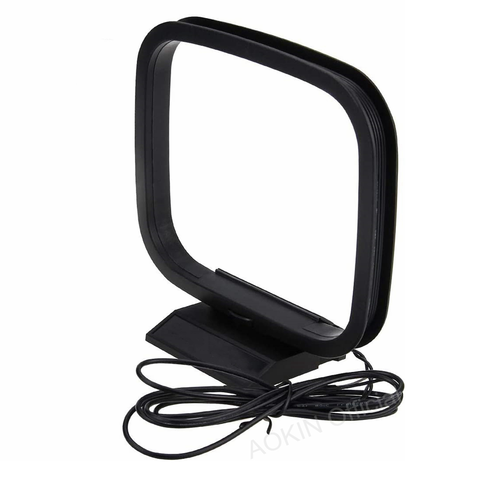 FM Radio Antenne für Stereo Empfänger 75 Ohm FM Antenne und BIN Schleife Antenne Kompatibel mit Radio Hause Stereo Empfänger