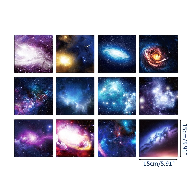 Origami Paper Double Sided Patterned 50 Sheets 15x15cm Square Folding Paper DIY Handcraft Kindergarten Material