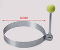 Newest Fried Egg Shaper Stainless Steel Fried Egg Shaper Pancake Ring Circle Mold Heart Shape Kitchen Tool: D