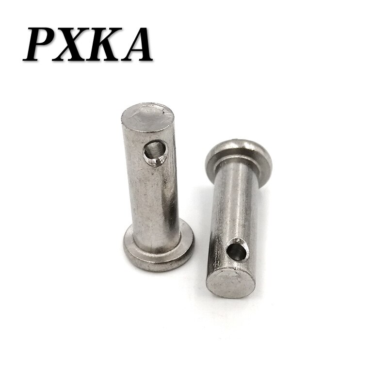M3M4M5M6M8M10mm 304 stainless steel pin/flat head pin with hole/bolt/pin/cylindrical pin/anti-rust and anti-corrosion