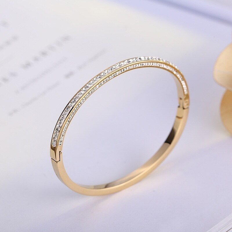 Zircon Bracelet Classic Simple Women's Bracelet Romantic Bridal Party Wedding Accessories Popular Jewelry Bracelet