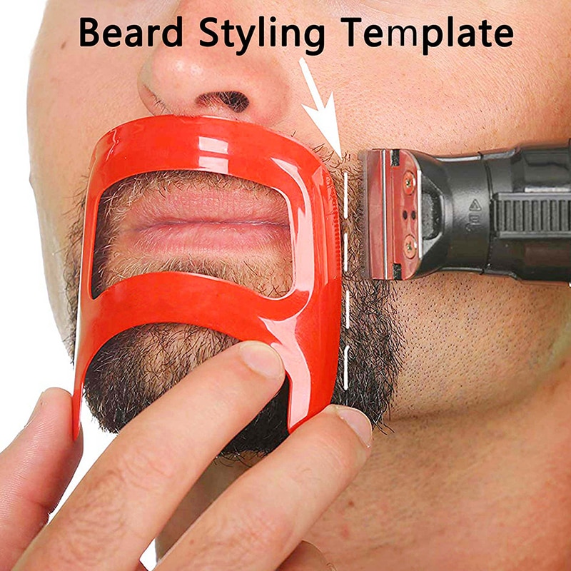 Mustache Beard Styling Template Tools For Men Shave Shaping Template Beard Style Comb Care Tool