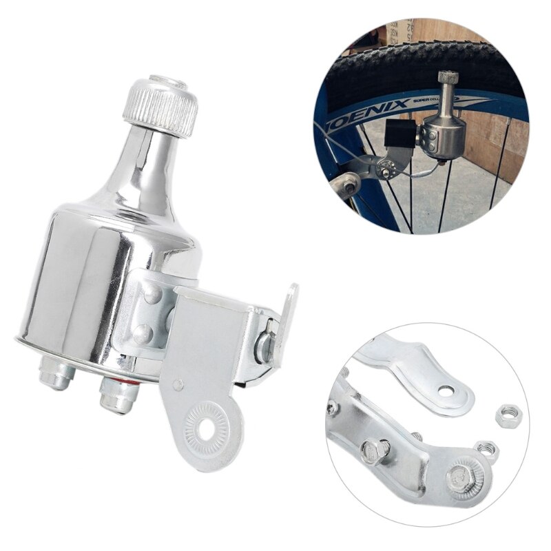 Bicycle Light Generator 12V 6W Dynamo Motorized Friction Head Rear Light Kit H58D