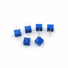 20 kpl/erä 3362p-1-502lf 3362p 502 5k ohm 5kr trimpot trimmeri potentiometri säädettävät potentiometrit 3362