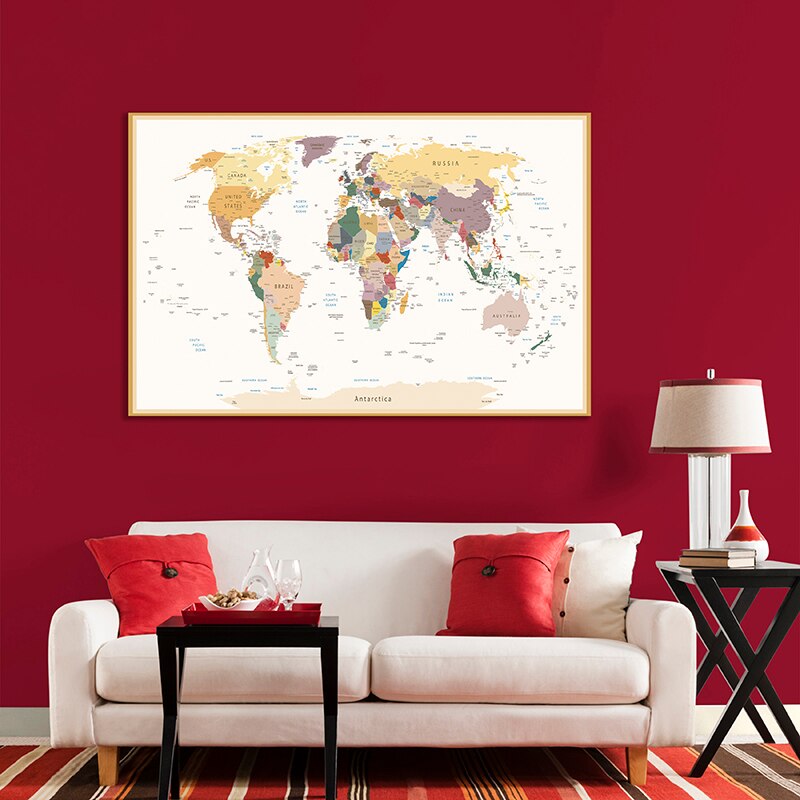 Tableau Mural XXL – Scène De Ville Avec Scooter Rouge – Toile Non Tissée – Déco Salon – Neuf