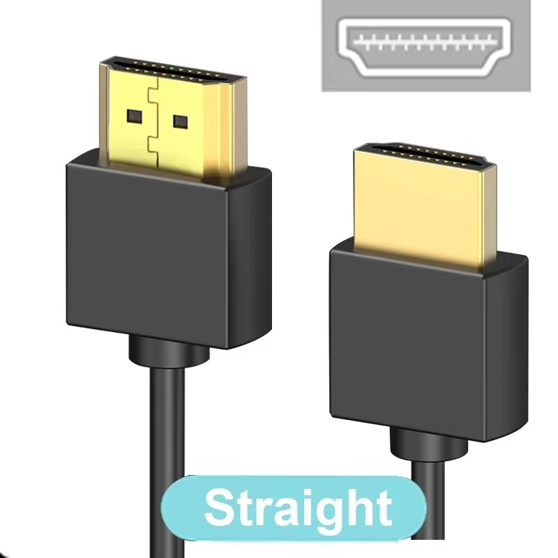 Cable HDMI 2.1 de 90 grados: grafeno mejorado para instalaciones que ahorran espacio | Cable auxiliar HDMI de 8K, 3D y alta velocidad de actualización: Negro / <=0,5 m