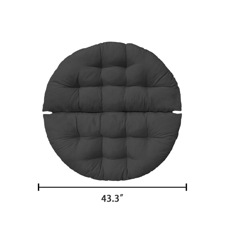 Ronda asiento acolchado cojín Silla de oscilación Mat hamaca ronda Pad asiento silla Nido de Pájaro cojín cesta colgante ronda Mat para casa