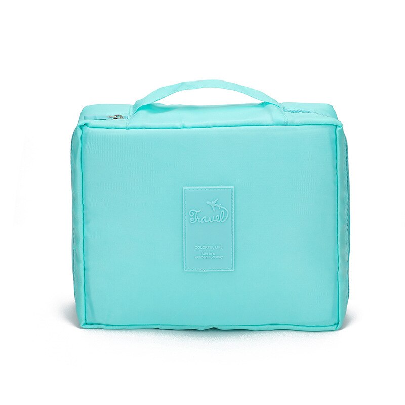 MARKROYAL wielofunkcyjna kosmetyczka podróżna dla kobiet o dużej pojemności myjnia organizator do torby wodoodporne kobiece torby kosmetyczne do przechowywania: Mint Green