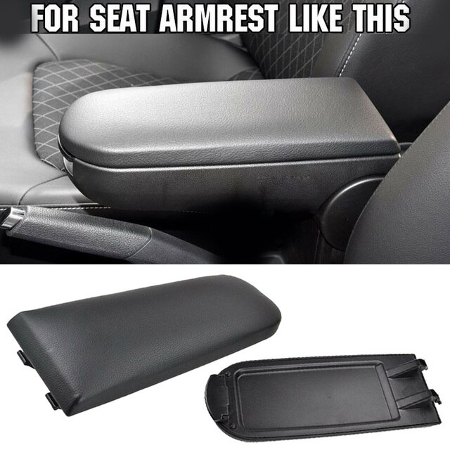 Couvercle de protection pour accoudoir central de voiture, facile à installer sans perçage, pour Seat Ibiza 6J 09-16, pièces automobiles: A
