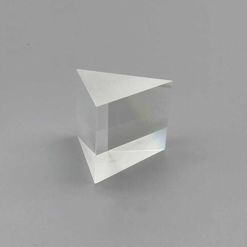 Equilateral Triangular Prism High Refractive Index ZF1 Material Side Length 40mm Height 40mm Beamsplitter Prism Optical Glass