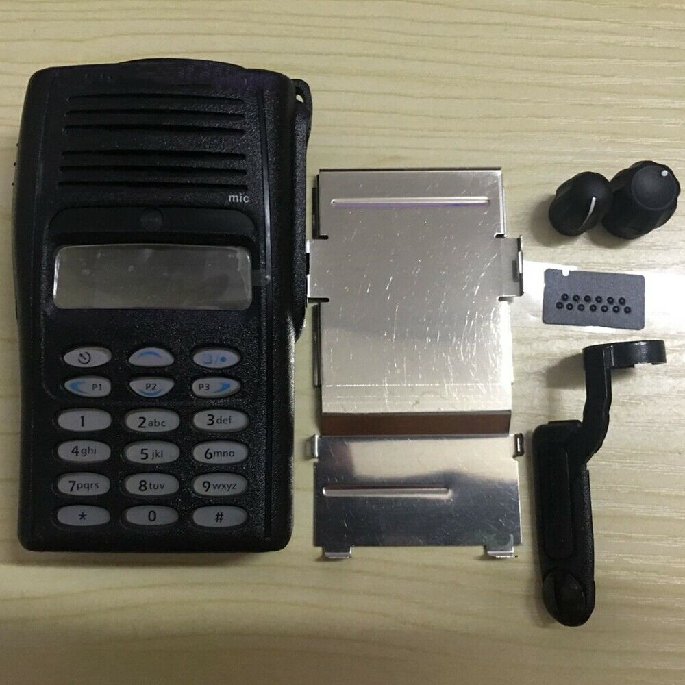 Zwarte Walkie-Talkies Vervanging Van Reparatie Behuizing Case Fit Voor Motorola GP388 Plus EX600 Twee Manier Radio