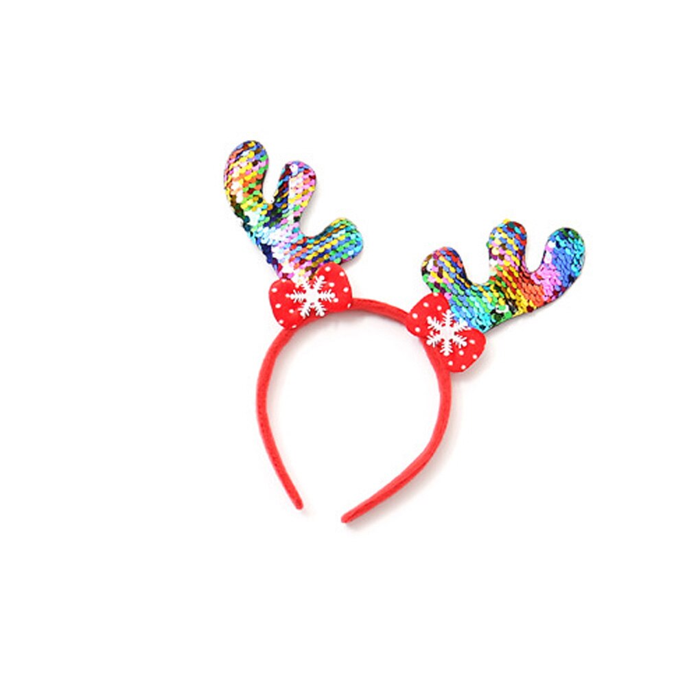 Serre-tête en forme de cerf pour fille, accessoire de cheveux, mignon, bois, nouvel an