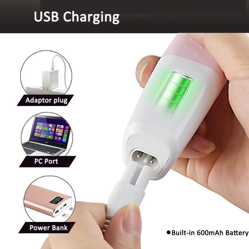 Épilateur électrique 5 en 1 pour femmes, rechargeable par USB, pour les sourcils, le nez, les oreilles, la barbe, le corps