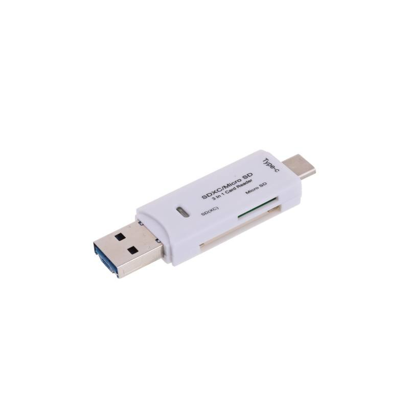 Compatibele Lightning-naar-USB 3.0-camera-adapter - wit