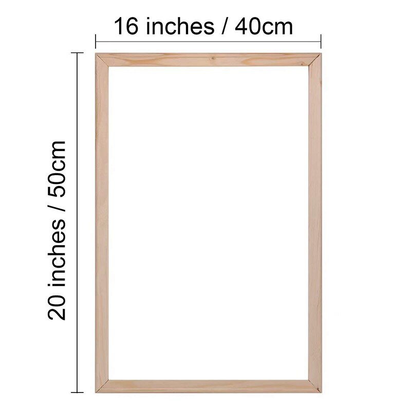40x50cm Wooden frame for canvas oil painting frame for painting by numbers DIY frame interior picture wall home decoration