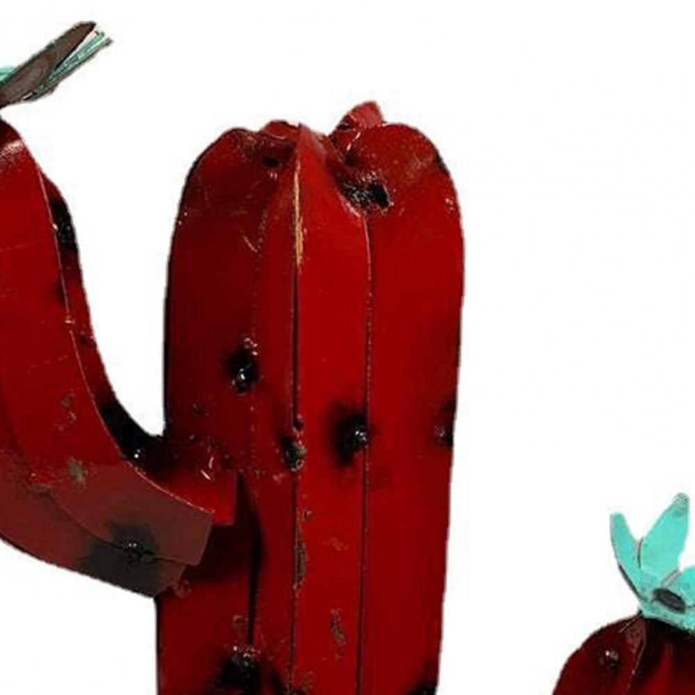 Cactus Sculptuur Langdurige Duurzame Metalen Desert Staal Saguaro Cactus Voor Tuin