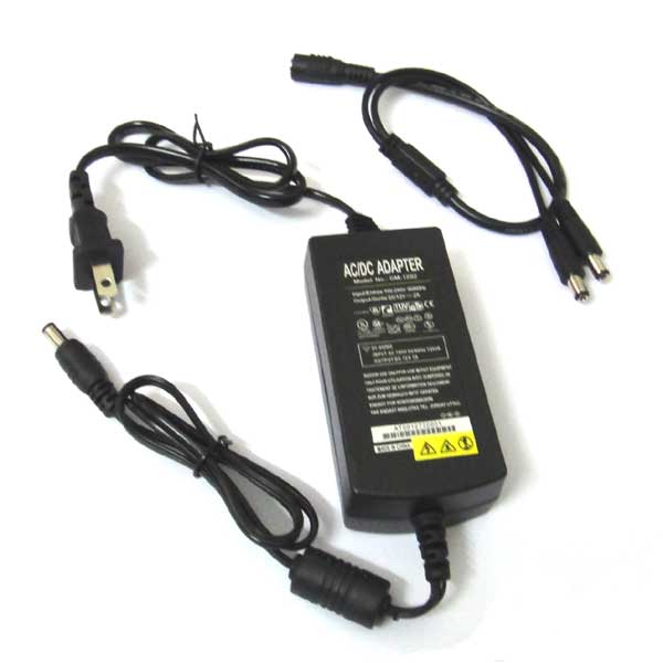 2 Ports DC ADAPTER POWER SUPPLY 1 to 2 DC 12V 2A for CCTV CAMERAS