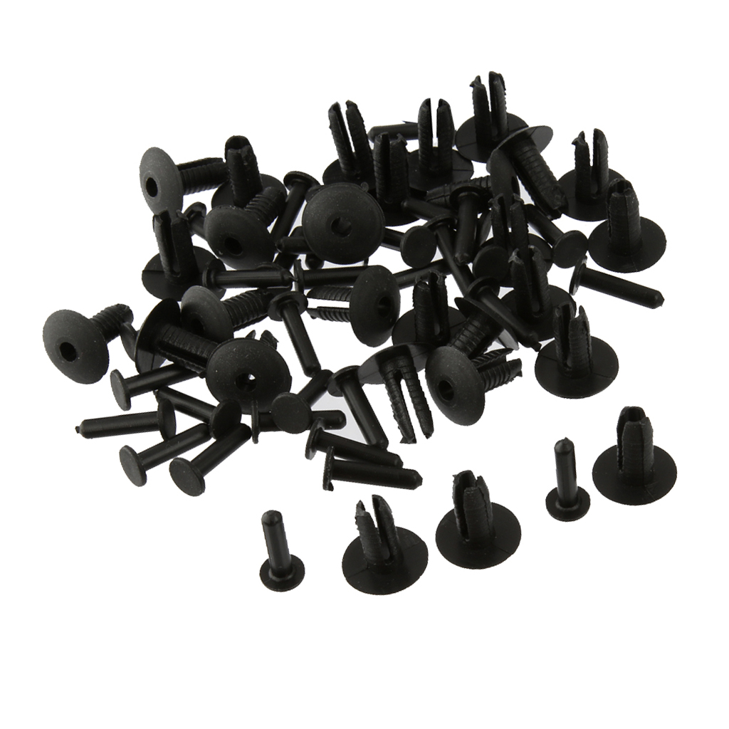 60pcs Car Door Bumper Trim Panel Retainer Clips For BMW E30 E36 E46