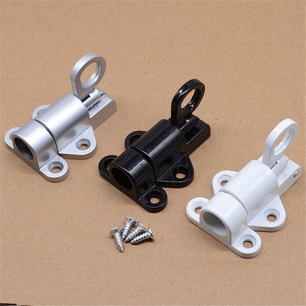 Tür Bolzen verriegeln Frühling Dachboden Dachboden Decke Tür Riegel riegel Teile Aluminium Legierung Automatische Verriegelung Geeignet Für Zimmer Türen Fenster