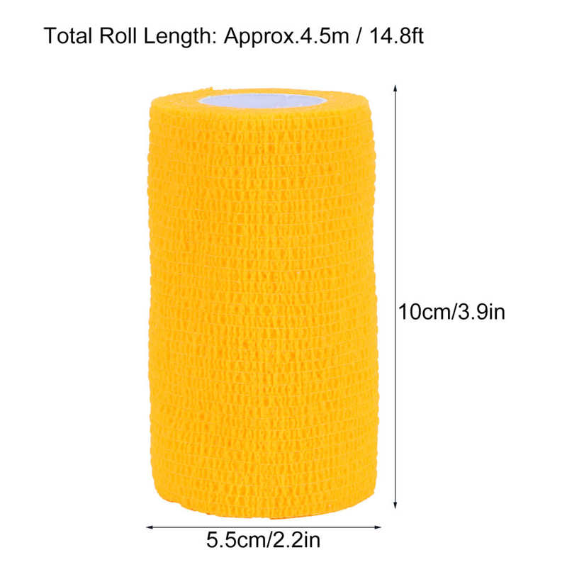 Adherent Wrap Strong Self‑adherent Tape Cohesive Tape Strong Self-Adhesive Bandage Elastic Bandage for Hoof Repair for Sprains