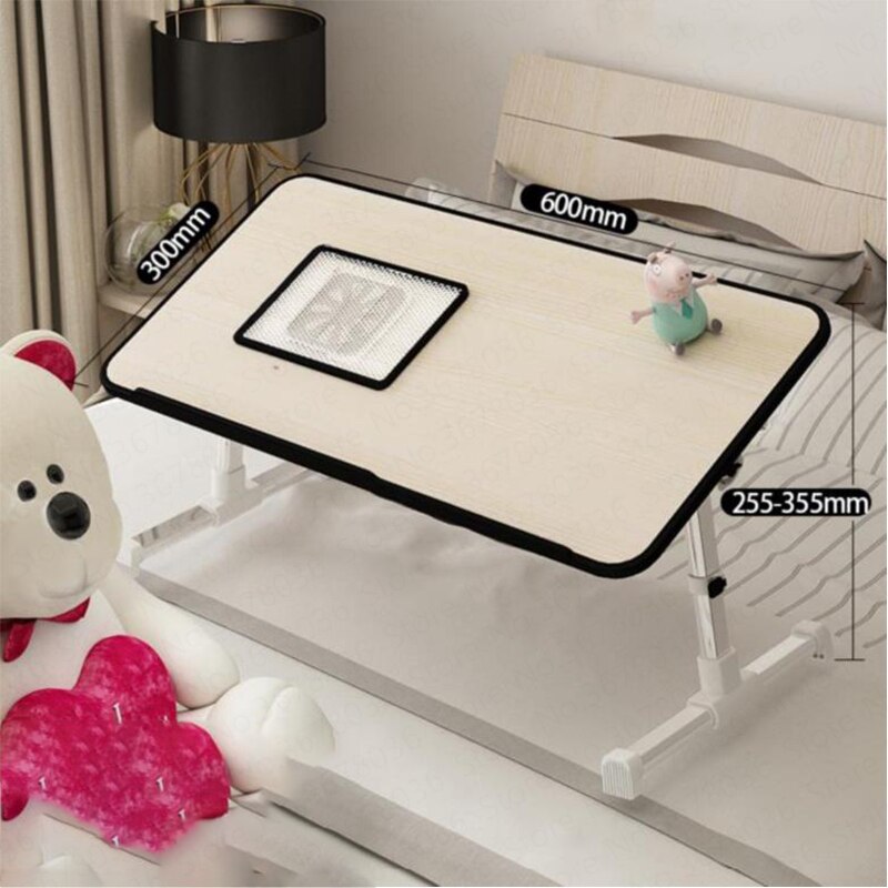 Bed small table folding computer table simple home small table bedroom college dormitory multi-function notebook study table