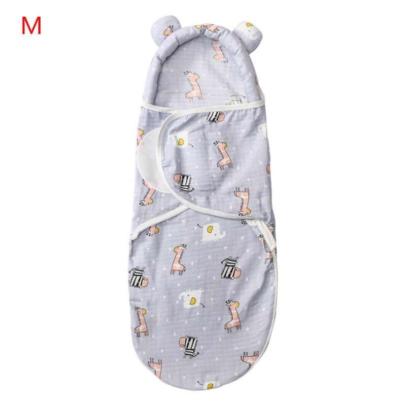 Bébé coton lange d'emmaillotage doux couverture de couchage -né respirant réglable sac de nuit pour garçons filles: M5