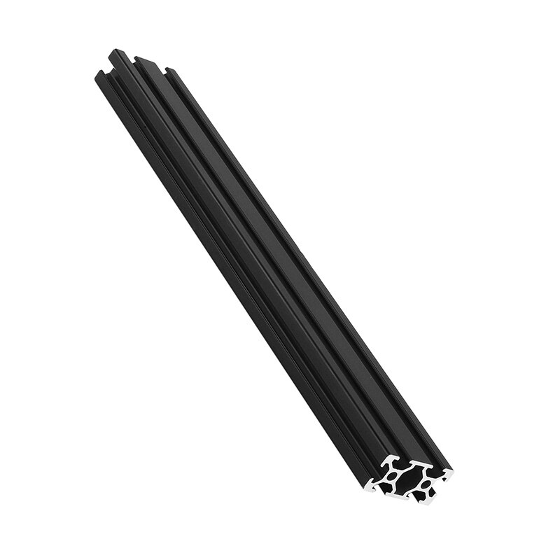 1pc 300mm Length Black Anodized 2040 T-Slot Aluminum Profiles Extrusion Frame For CNC