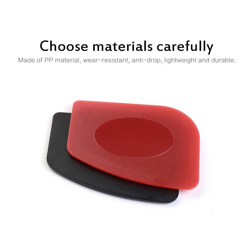 2Pcs Bbq Plastic Cleaning Schraper Soepeler Gekarteld Schraper Ijzeren Pot Grill Pan Gekartelde Rand Side Schoon Keuken tool