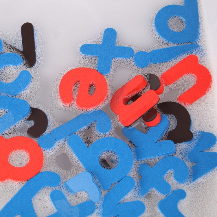 Blue lowercase Letters Magnetic Sticker Fridge Magnets for kids children
