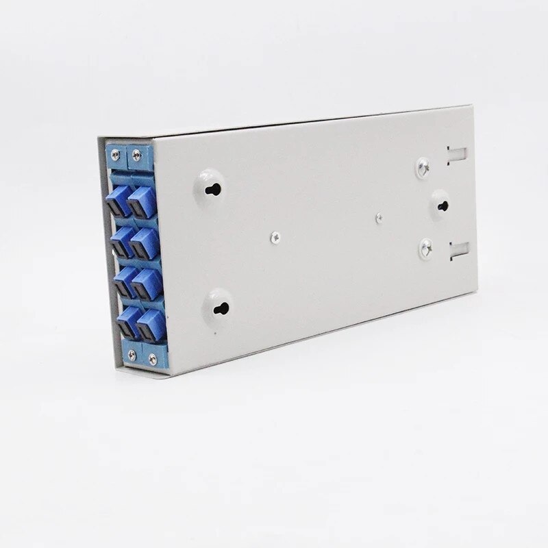 1 pc 8 Ader faser Beendigung Kasten SC Gestell montieren optisch fiber Patch Tafel vollständig installiert mit zöpfen & Adapter 8 Häfen ELINK
