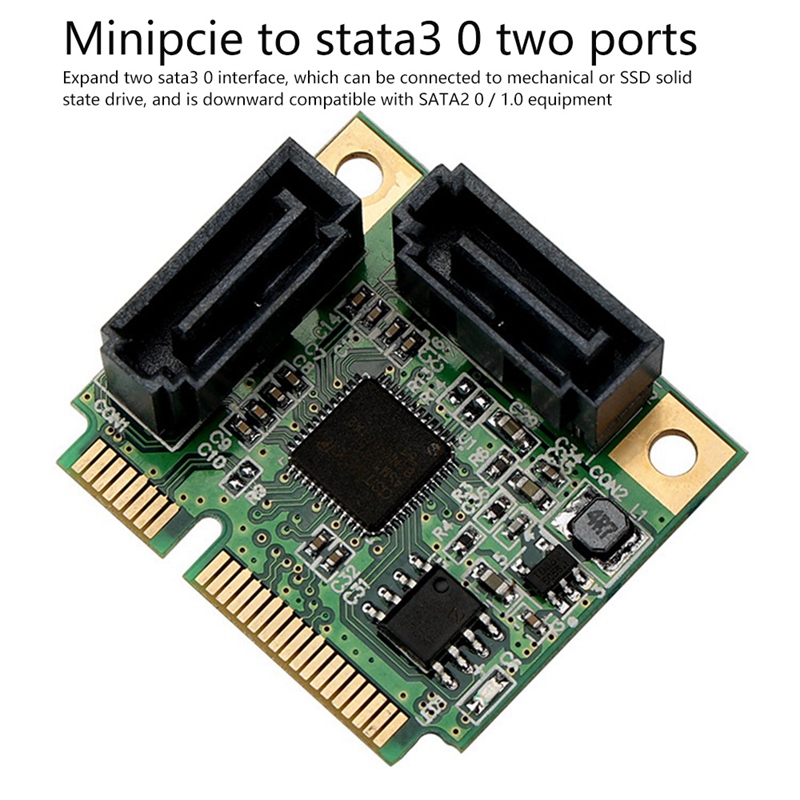 Mini Pci-E To Sata3.0 Expansion Card Mini Pci-E To Sata3 Interface Ssd Hard Disk Interface Expansion Card