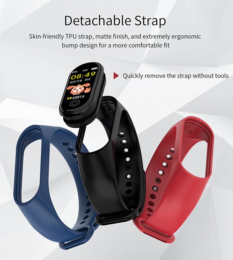 M4 plus Smart band Fitness Tracker Watch Sport bracelet Heart Rate Blood Pressure Smartband Monitor Health Wristband Fitness Tra