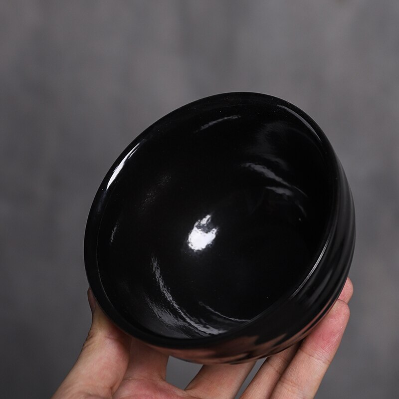 Buucup 4 stk/sett tradisjonell matcha naturlig bambus matcha visp skål keramisk matcha bolle visp holder gaver te