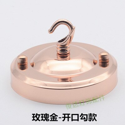 ceiling cover plate hook pendant lamp decoration metal accessories chandelier Parts Vintage Ceiling Holder For Light Fitting: 14