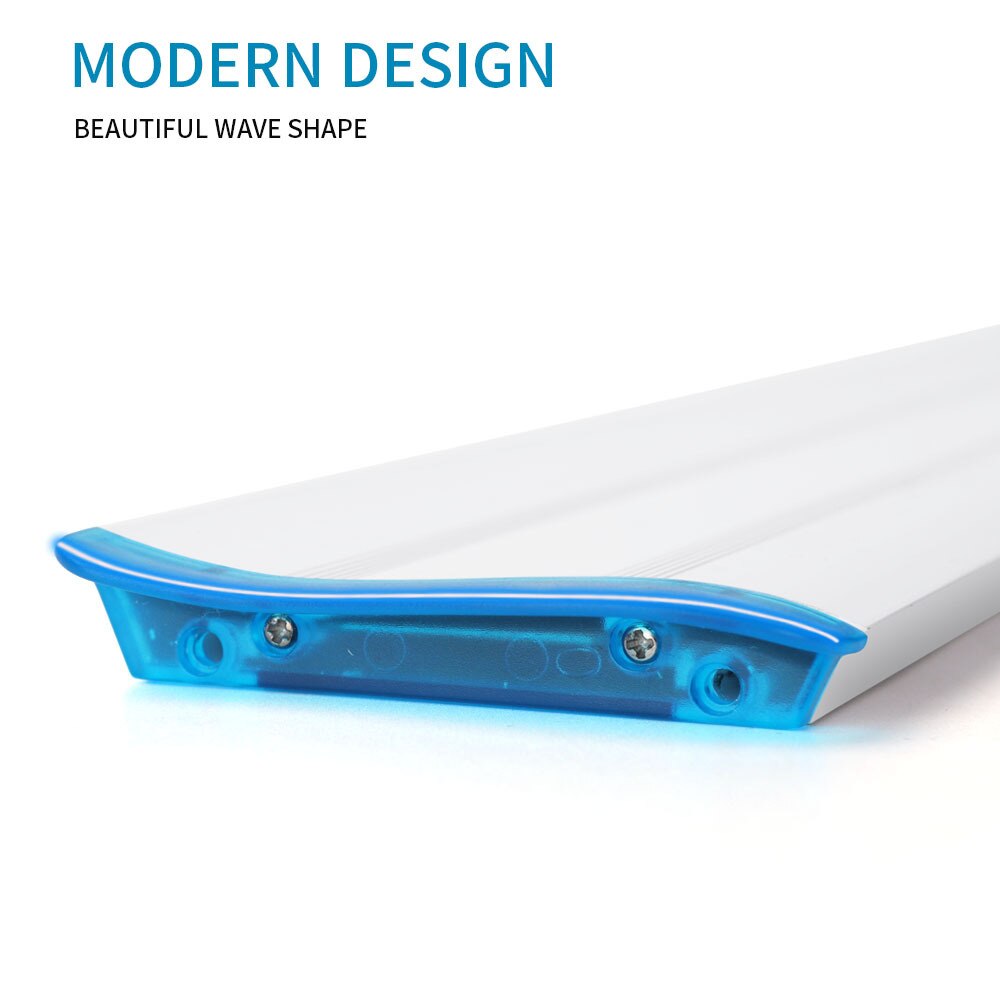 Super Slim LEDs Aquarium Lighting Aquatic Plant Grow Light 18-75CM Extensible Waterproof Bright Clip Blue Lamp Fish Tank 90-260V